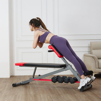 Roman Chair Hyperextension Bench, Adjustable 660 lb