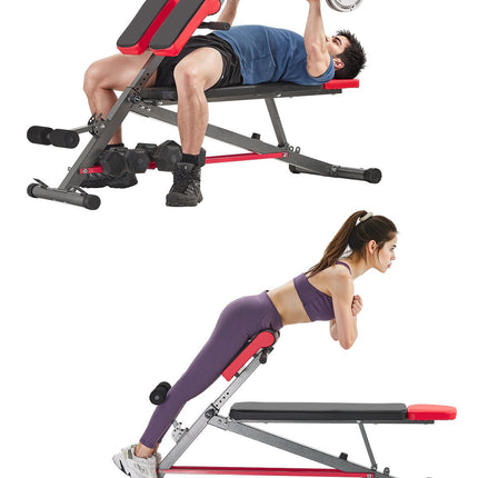 Roman Chair Hyperextension Bench, Adjustable 660 lb