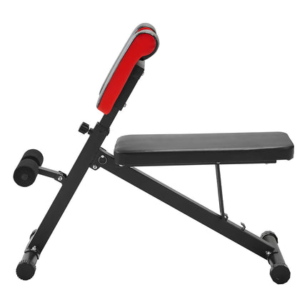 Roman Chair Hyperextension Bench, Adjustable, Foldable, 330 lb