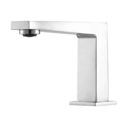 Roman Tub Faucet, 3-Hole Waterfall, 2-Handle, Silver
