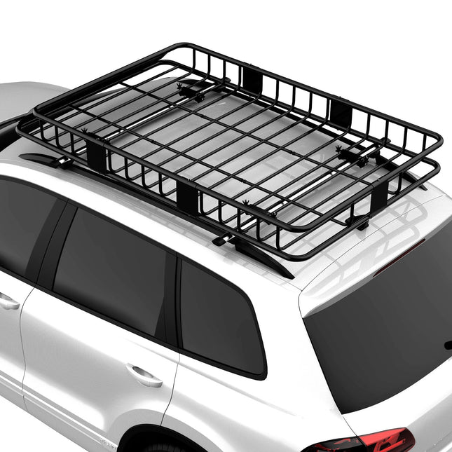Universal Roof Rack Basket, Metal, Adjustable, 162x99x16 cm