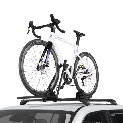 Roof Bike Rack – Upright Mount, Lock, 15 kg Capacity