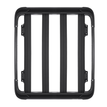 Roof Rack Cargo Basket 48x40 In, 150 Lb, Aluminum