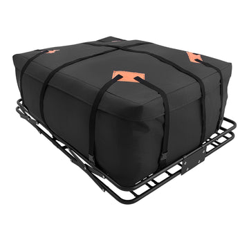 Roof Rack Cargo Basket, Foldable Steel, 200 lb Capacity