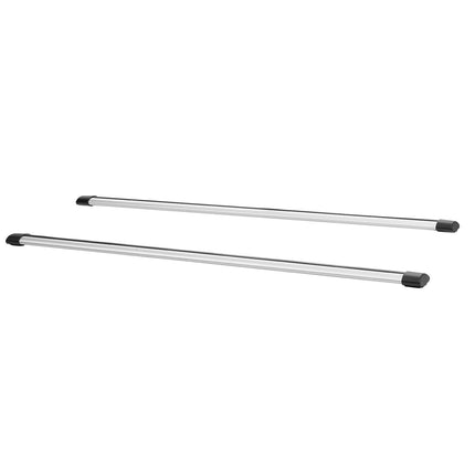 Roof Rack Cross Bars 1200 mm, 220 lb, Aluminum, Crossbar Only