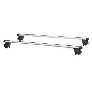 Roof Rack Cross Bars, 90 kg, Universal Lockable Aluminum