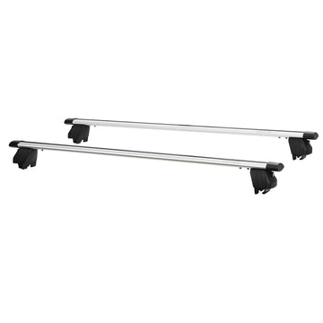 Roof Rack Cross Bars, Lockable Aluminum, 165 lb, Universal