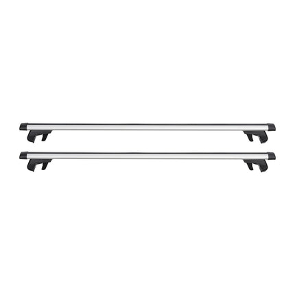 Roof Rack Cross Bars for Raised Rails, Lockable 100 kg