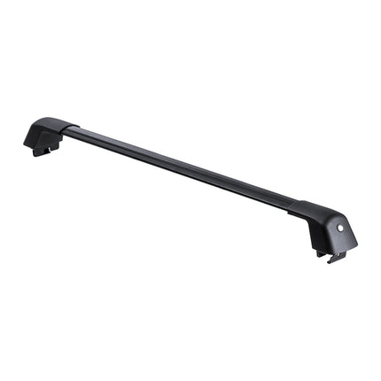 Roof Rack Crossbars 120 cm, Grooved Rails, Locking, Pair