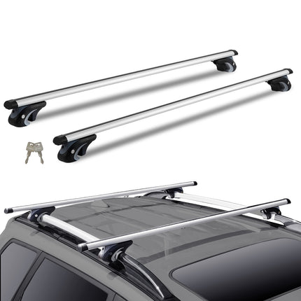 Roof Rack Crossbars 52 Inch for Raised Rails, 2 Pack