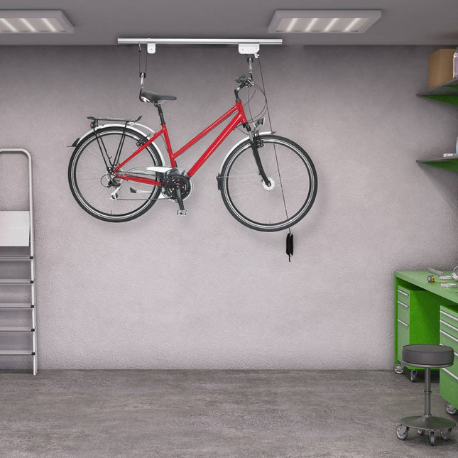 Roof for bicycle lift