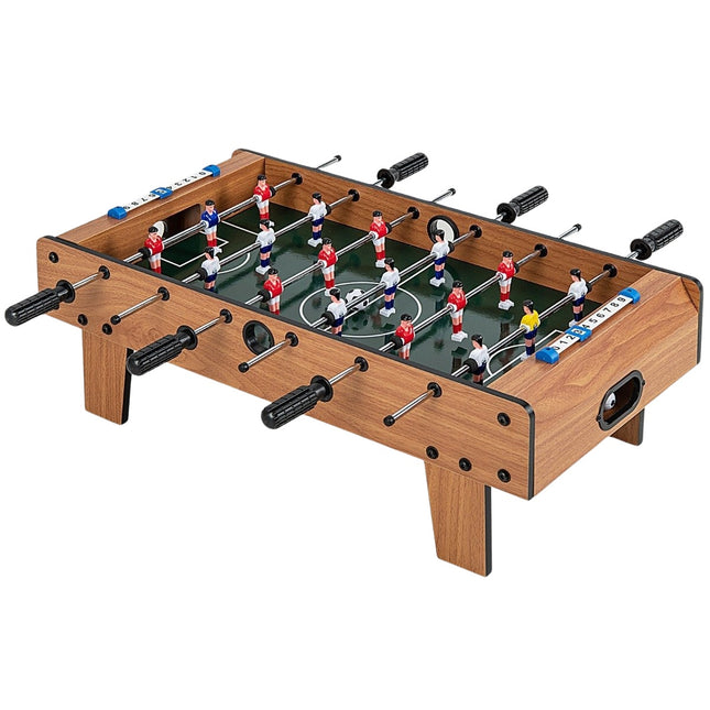 Room-sized football table Space-saving football table with robust handle 69 x 36 x 24 cm natural