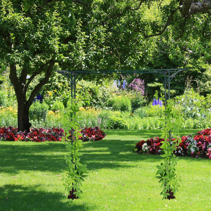 Rose arch in metal
