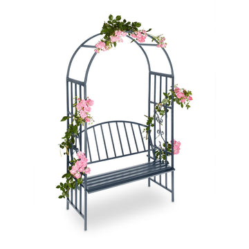 Rose arch with bench seat for 2