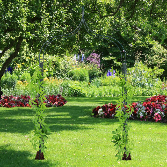 Rose arch with decor