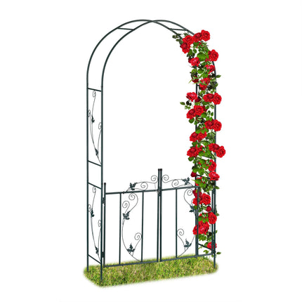 Rose arch with door