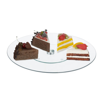 Rotatable cake tray