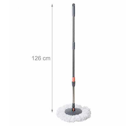 Rotating Mop Set with Bucket, Stainless Steel Handle