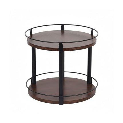 Rotating Spice Carousel Rack – Metal, Multi-Tier Organizer