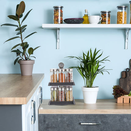 Rotating Spice Rack 16 Spice Jars