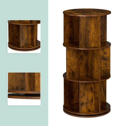 Rotating book tower