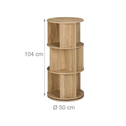 Rotating book tower
