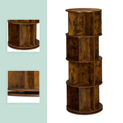 Rotating book tower