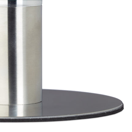 Rotating cake plate on foot