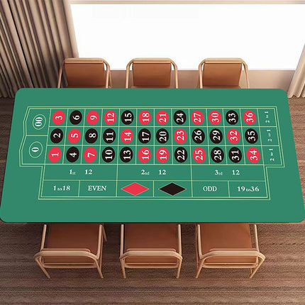 Roulette Gaming Mat 60x120 cm – Non-Slip, Foldable
