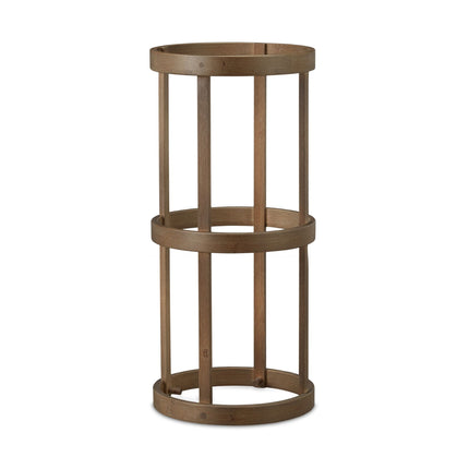 Round Bamboo Umbrella Stand