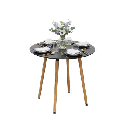 Round Dining Table, Bamboo Legs, Seats 4