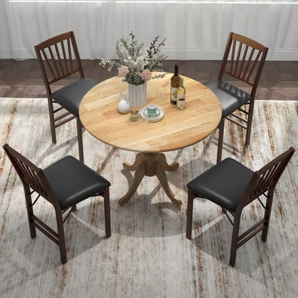 Round Dining Table, Rubber Wood, 40-Inch, Seats 4