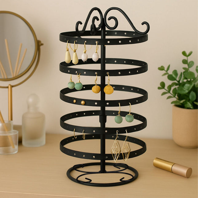 Round Earring Holder for 168 Earrings