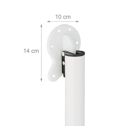Round Folding Table Legs – Metal, Set of 4