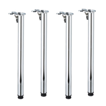 Round Folding Table Legs – Set of 4 for DIY Projects