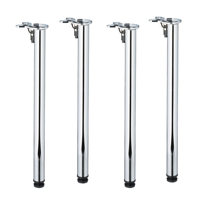 Round Folding Table Legs – Set of 4 for DIY Projects