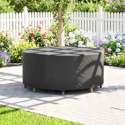 Ronde tuinmeubelhoes, waterdicht, 420D Oxford, zwart