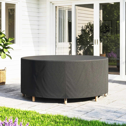 Ronde tuinmeubelhoes, waterdicht, 420D Oxford, zwart