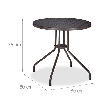 Round Garden Table