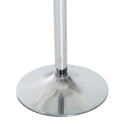 Round Glass Dining Table, 70 cm, Metal Base