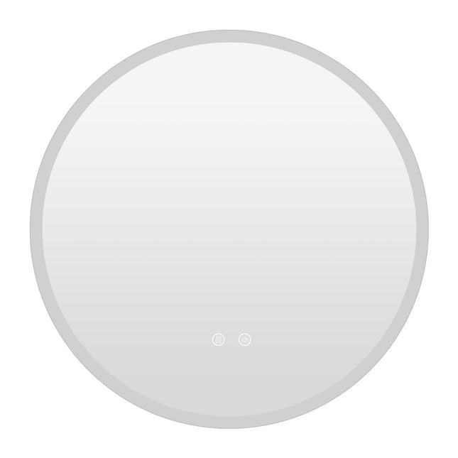 Round LED Bathroom Mirror, 3 Light Colors, Anti-Fog, Ø60 cm