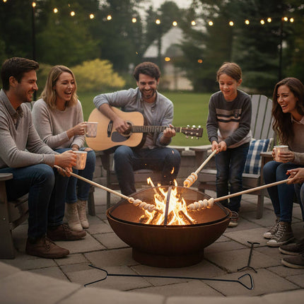 Round Metal Mesh Spark Guard for Fire Pits