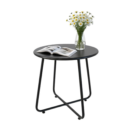 Round Metal Table – Indoor/Outdoor Use, Weatherproof