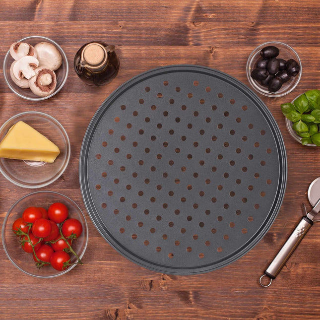 Round Pizza Tray Set Of 4