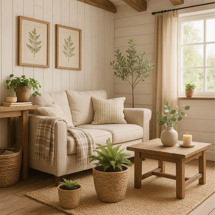 Round Plant Pot Set of 3 – Rustic Reed Design