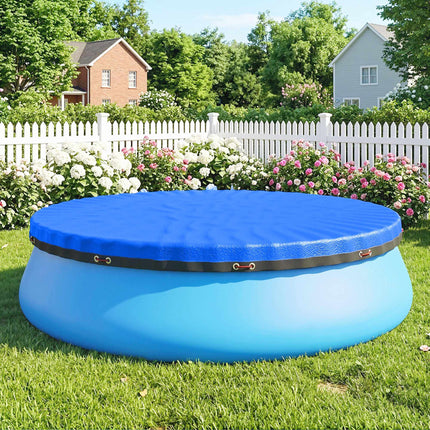 Round Pool Cover Ø550 cm, Waterproof with Secure Rope