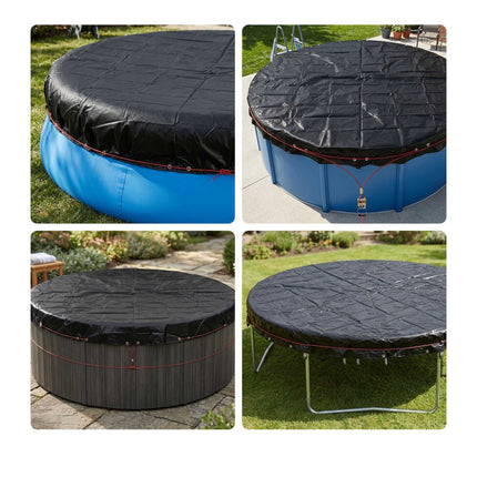 Round Pool Cover, UV-Resistant, 550–600 cm