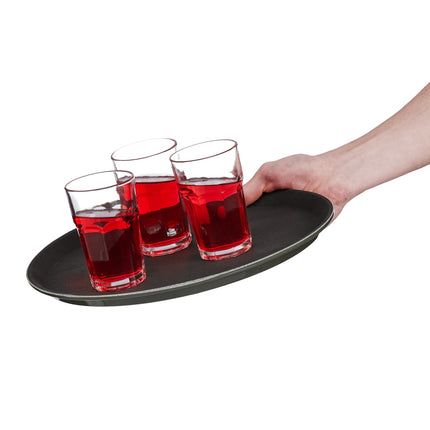 Round Serving Trays Set, 3 Pieces, 35cm Diameter