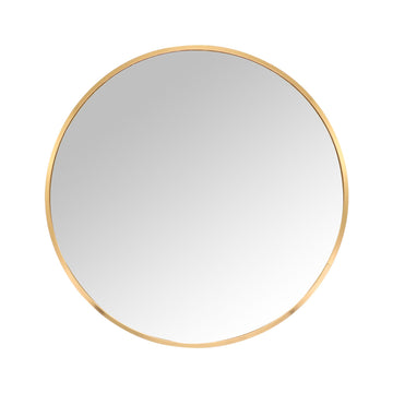 Round Wall Mirror, Metal Frame, Decorative & Functional