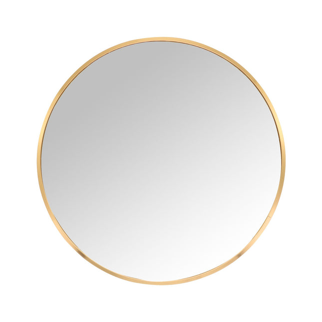 Round Wall Mirror, Metal Frame, Decorative & Functional